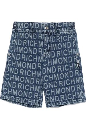 John Richmond Short à logo en jacquard