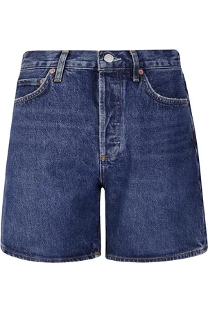 AGOLDE Short à taille haute