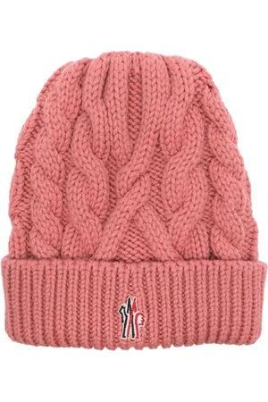 Moncler Bonnet en maille torsadée