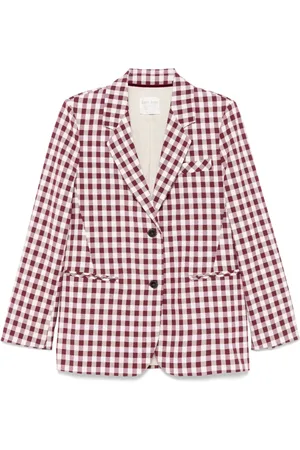 FORTE FORTE Blazer à carreaux vichy