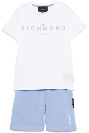 John Richmond Ensemble-short à logo imprimé