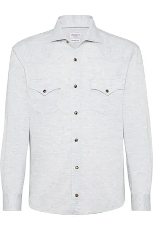 Brunello Cucinelli Chemise à manches longues