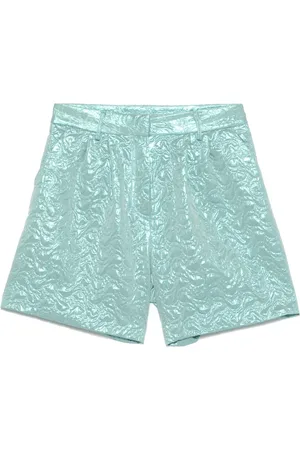 ..,MERCI Short à effet métallisé