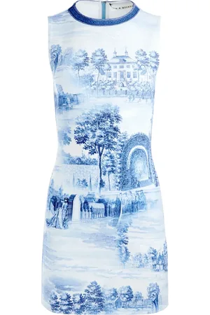 ALICE+OLIVIA Robe Wynell à coupe courte