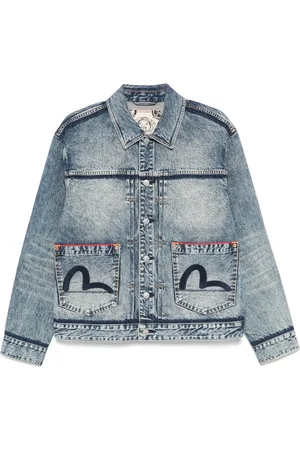 Evisu Veste Seagull Appliqué Embroidery