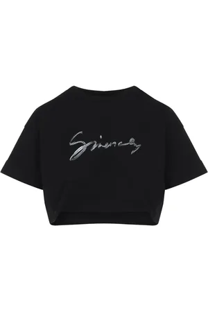 Givenchy T-shirt crop à logo imprimé