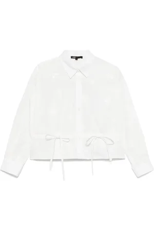 Maje Blouse à fleurs brodées