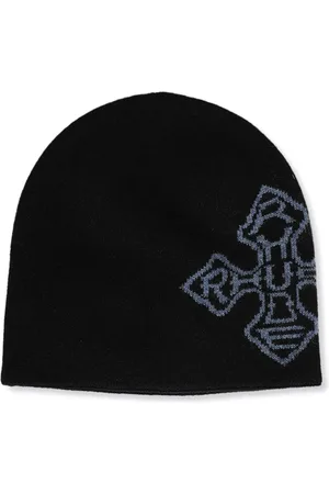 Rhude Bonnet en maille à logo croix
