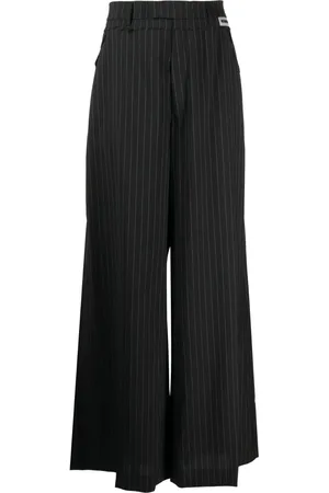 Vetements Pantalon ample à fines rayures