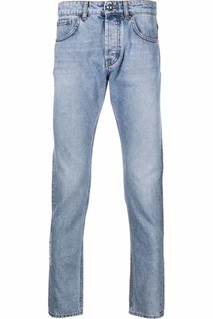costume national contemporary Jean slim à logo imprimé