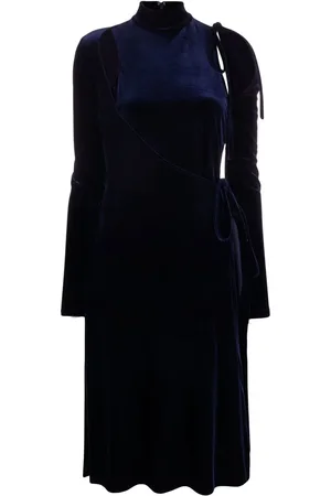 VERSACE Robe portefeuille à découpes