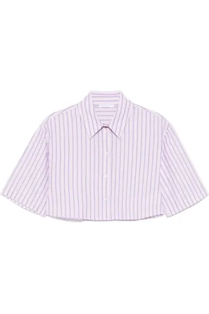 Patrizia Pepe Chemise en coton à coupe crop