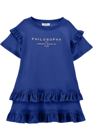 PHILOSOPHY DI LORENZO SERAFINI Robe à logo imprimé