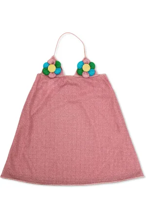 Oseree Robe à fleurs appliquées