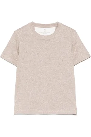 Brunello Cucinelli T-shirt à design chiné