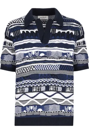 LANEUS Polo en jacquard