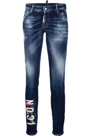Dsquared2 Jean skinny à effet taches de peintures