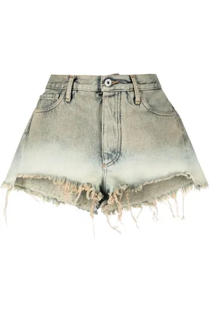 OFF-WHITE Short Laundry à bords francs