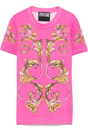 VERSACE T-shirt à imprimé baroque