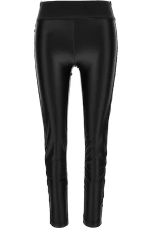 VERSACE Legging en cuir artificiel