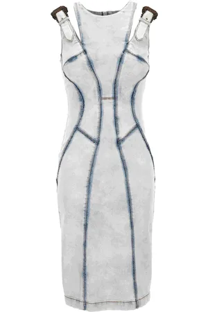 VERSACE Robe à détail de boucle