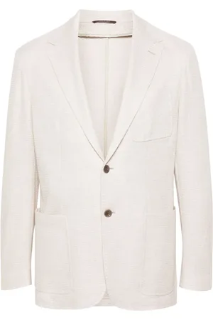 CANALI Blazer chiné à simple boutonnage