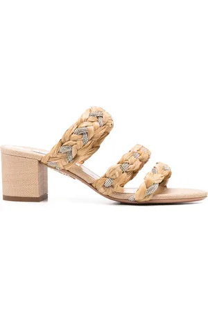 Aquazzura Mules Costiera Crystal 50 mm