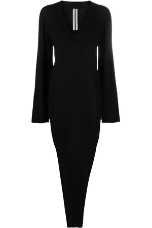 Rick Owens Robe longue Tora à col v