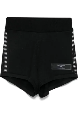 Balmain Short à patch logo