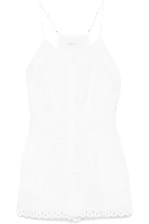 Patrizia Pepe Combishort en broderie anglaise