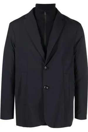 Emporio Armani Blazer à simple boutonnage