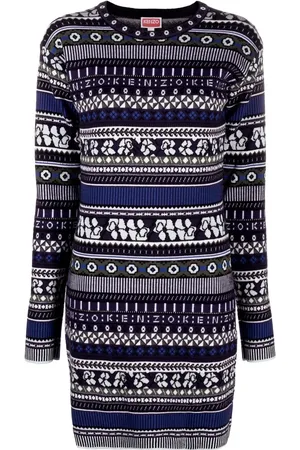 Kenzo Robe mi-longue en maille