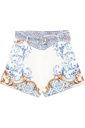 Camilla Short à imprimé graphique