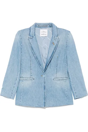 MARELLA X Emily Ratajkowski blazer en jean