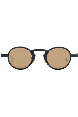 Thom Browne Lunettes de soleil à monture ronde