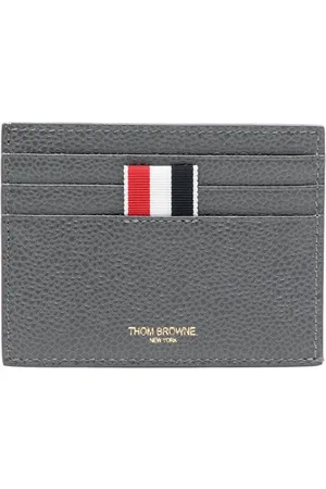 Thom Browne Porte-cartes à logo imprimé