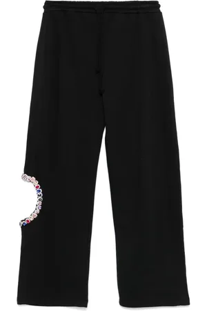 LOULOU Pantalon de jogging à ornements strassés