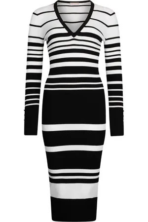 Liu Jo Robe mi-longue à rayures
