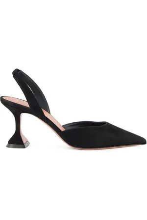 Amina Muaddi Escarpins The Holli 70 mm à bride arrière