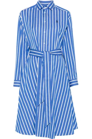 Ralph Lauren Robe mi-longue à rayures