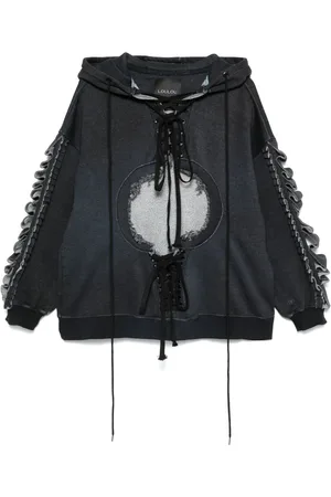 LOULOU Hoodie à découpes