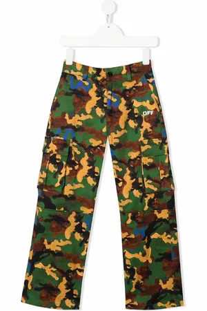 OFF-WHITE Pantalon à imprimé camouflage