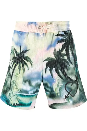 Palm Angels Short en mesh à logo