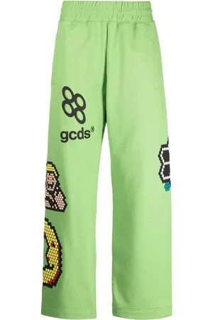GCDS Pantalon de jogging Plush à motif imprimé