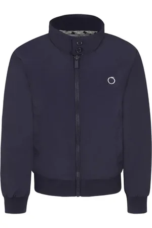Trussardi Veste bomber à logo brodé