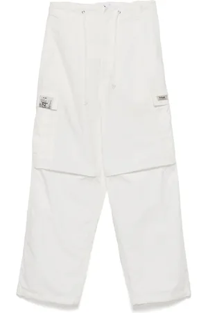 Izzue Pantalon en coton à poches cargo