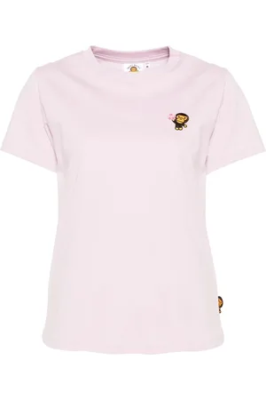 A Bathing Ape T-shirt à logo brodé