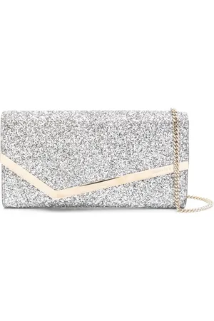 Jimmy Choo Pochette Emmie à logo embossé