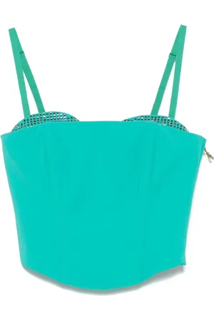 Patrizia Pepe Haut crop à ornements strassés