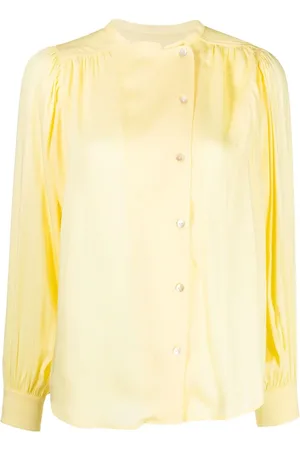 YVES SALOMON Blouse à fronces